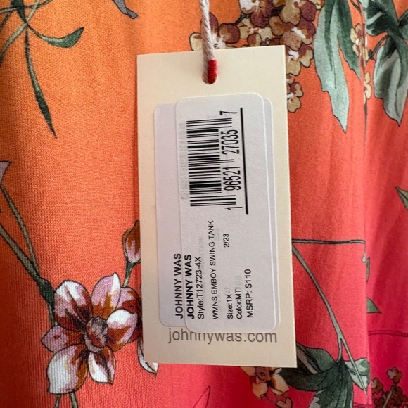 Johnny Was EMBOY SWING TANK 1X - Picture 4 of 7